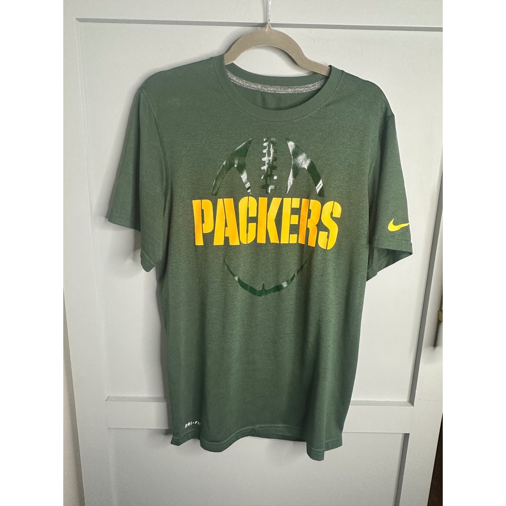 Nike Green Bay‎ Packers NFL Dri Fit T Shirt Men's Size Small
